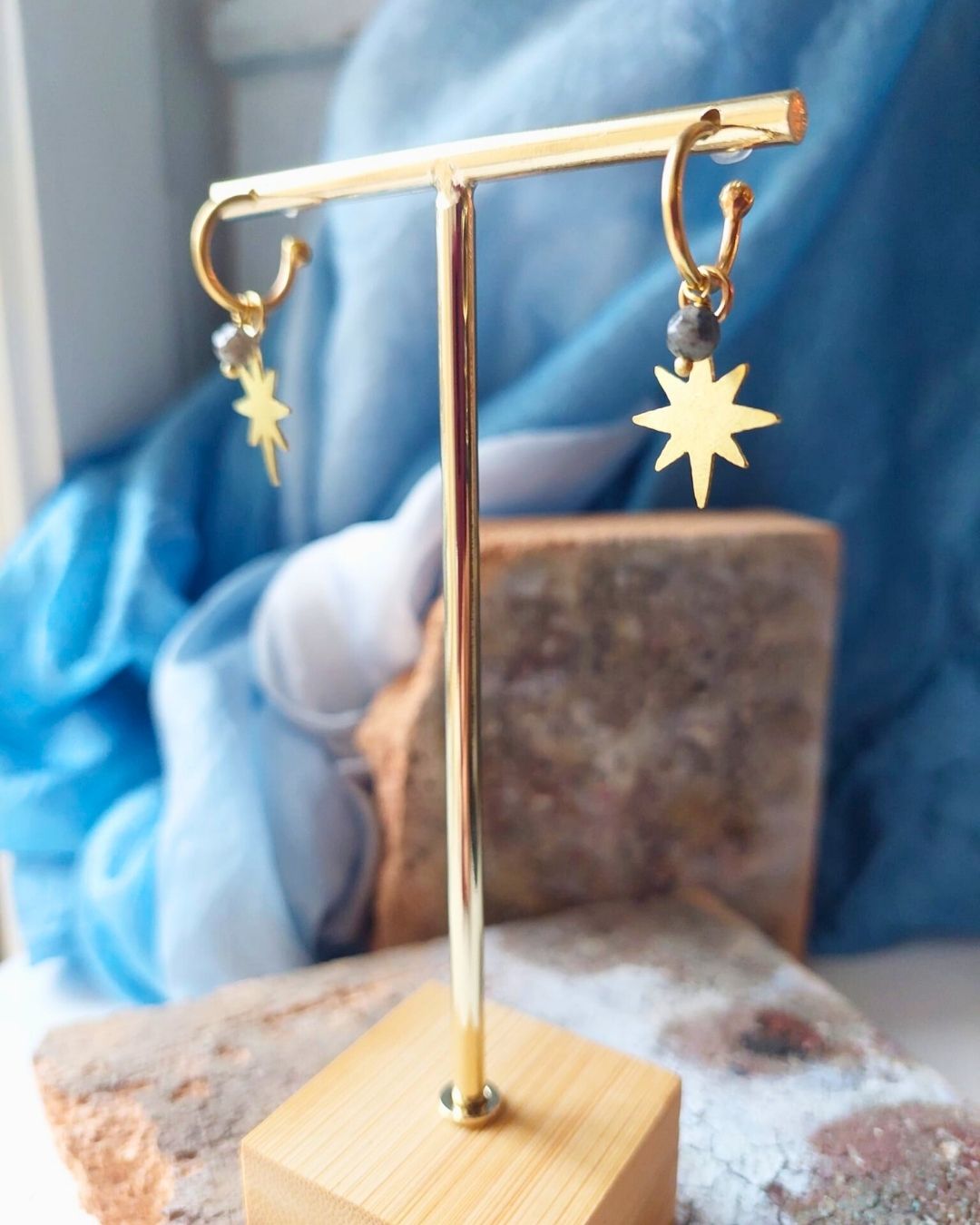 Orecchini STELLA grigio