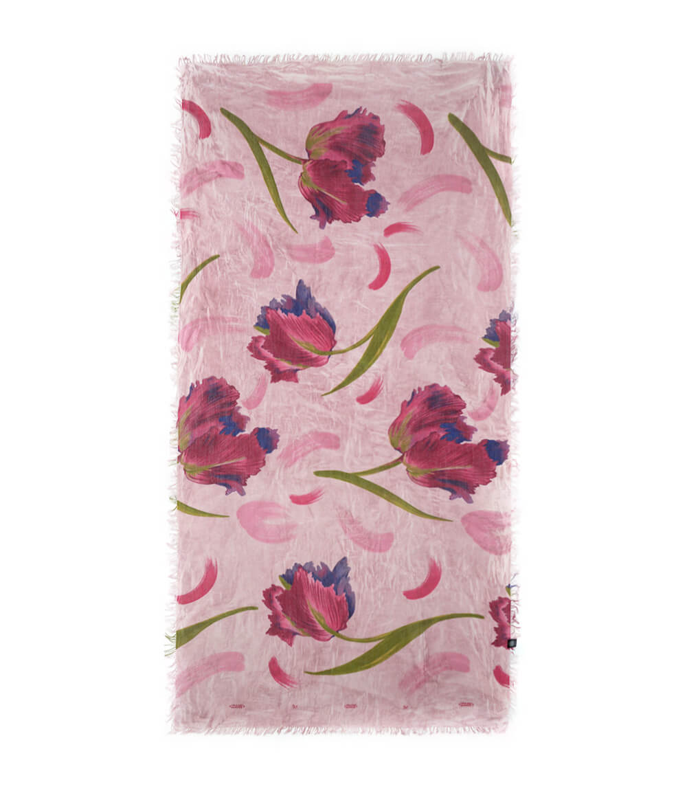Foulard in Bambù DALì rosa antico
