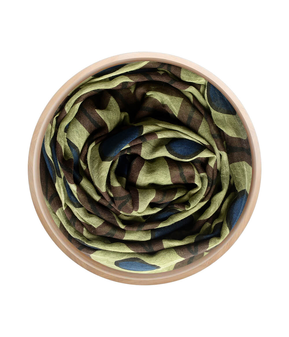 Foulard in Bambù ESCHER verde