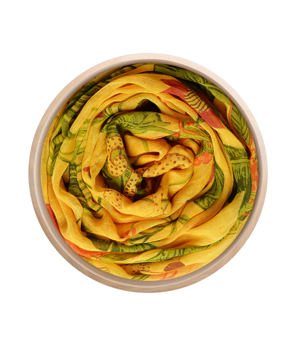 Foulard in Bambù FRIDA giallo