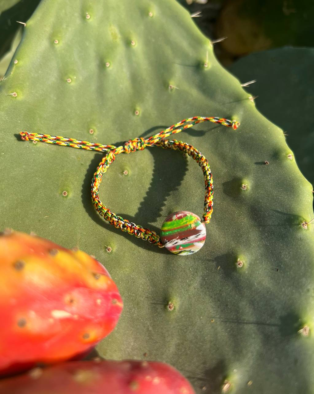 bracciale terra cordoncino Multicolor N