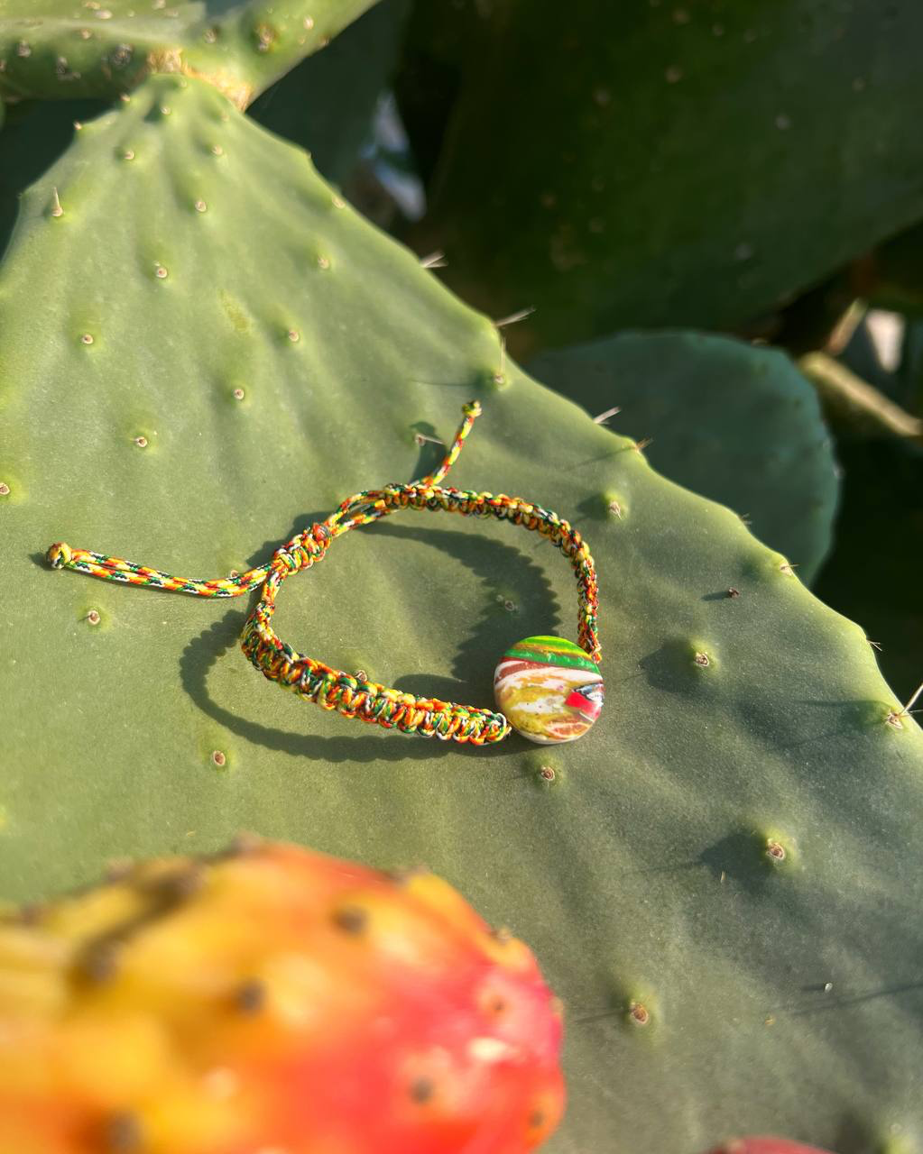 bracciale terra cordoncino Multicolor M