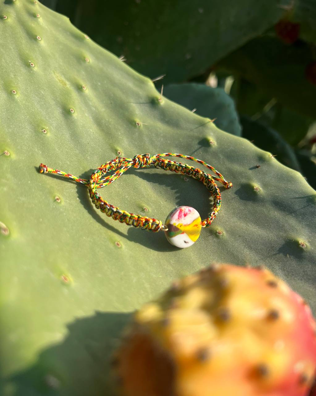 bracciale terra cordoncino Multicolor L