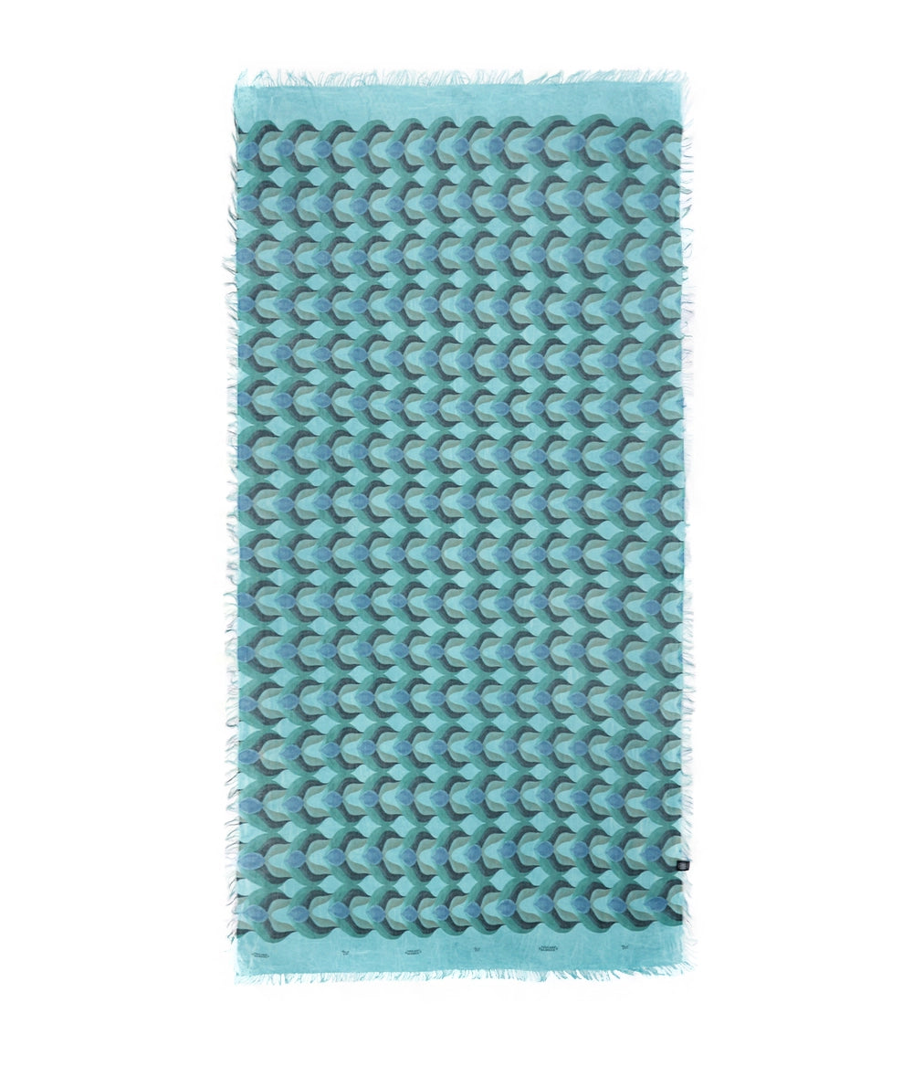 Foulard in Bambù MUNCH azzurro