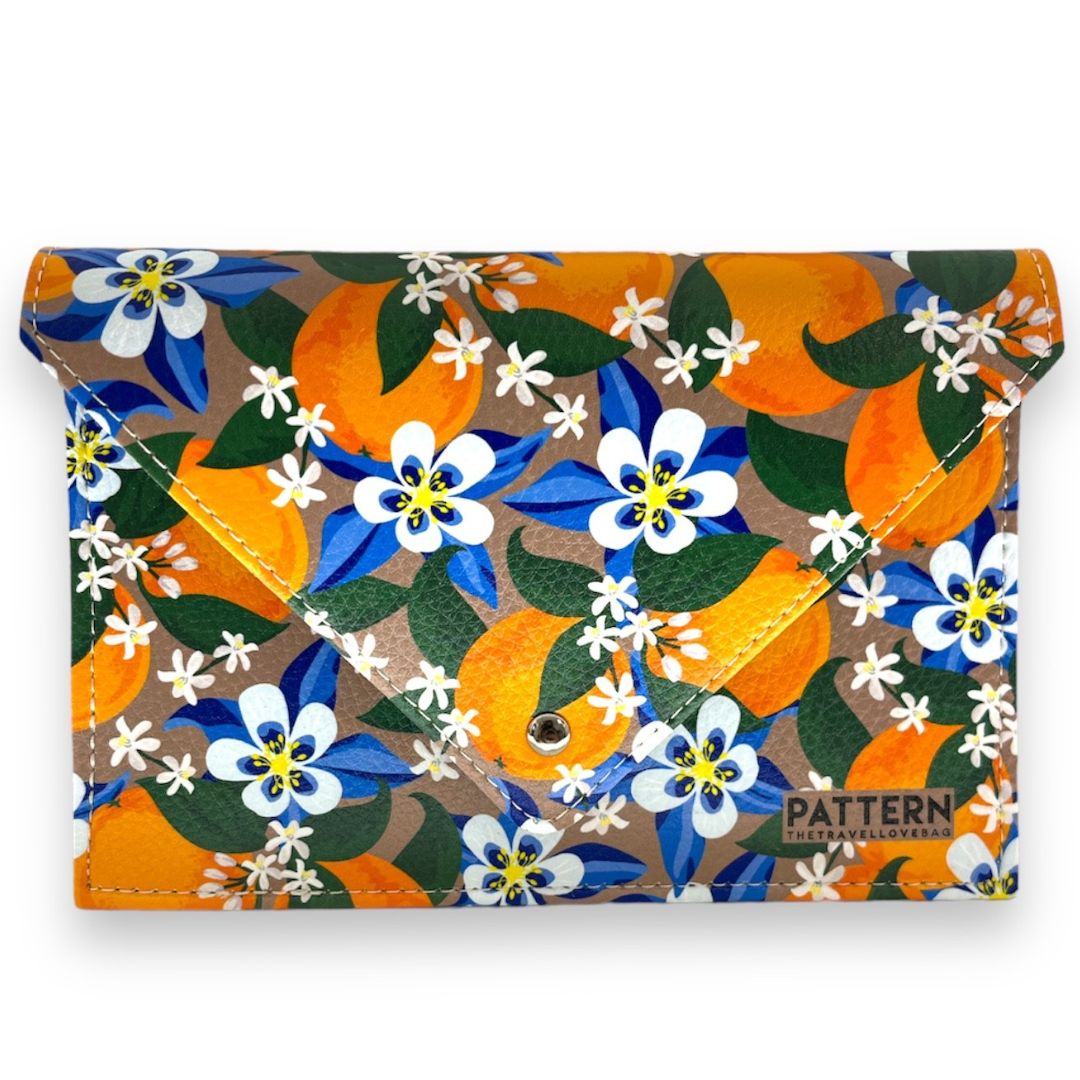 Porta Passaporto PALERMO romantica MARRONE