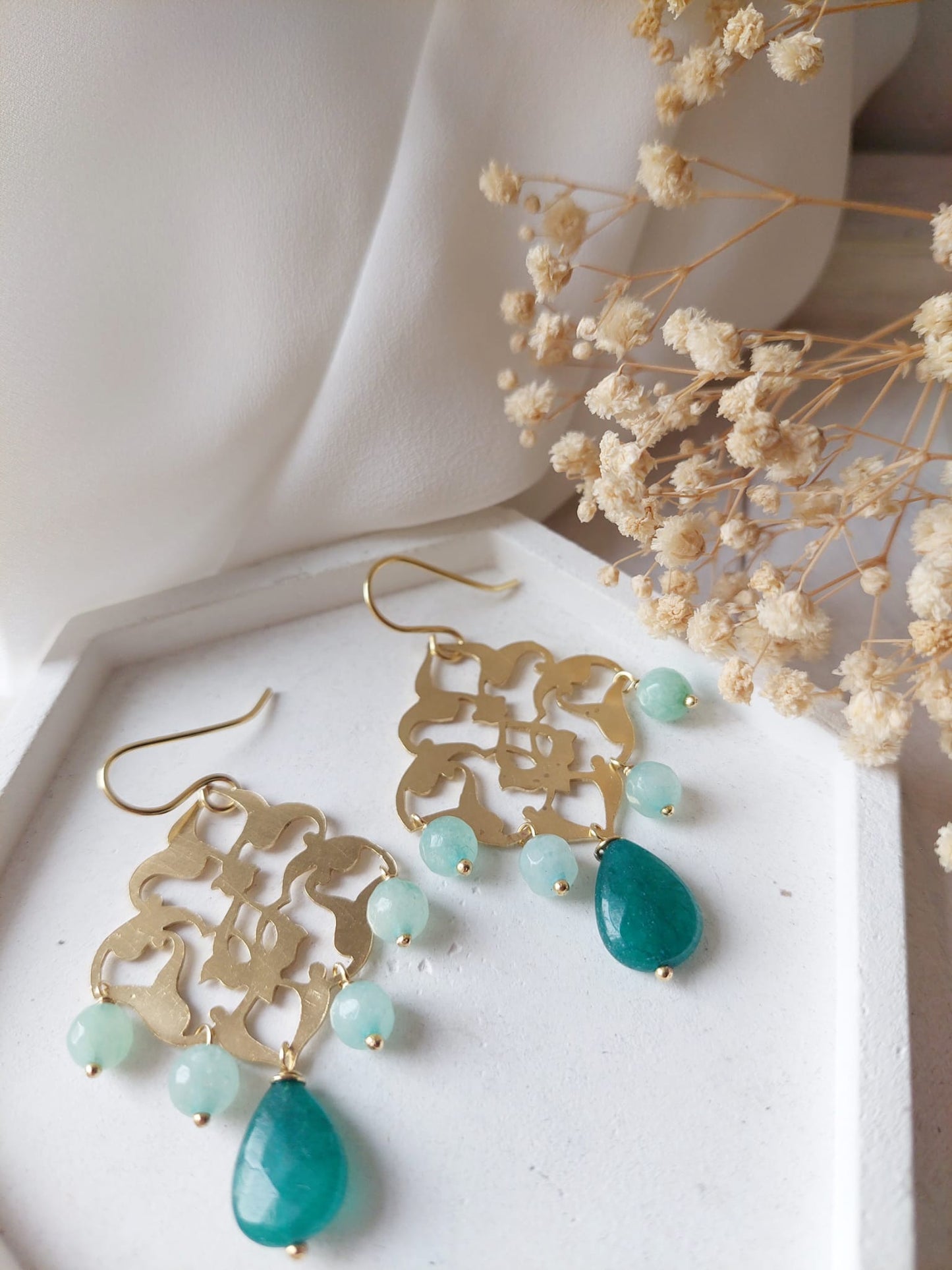 Orecchini Giulia Portalupi Florio verde