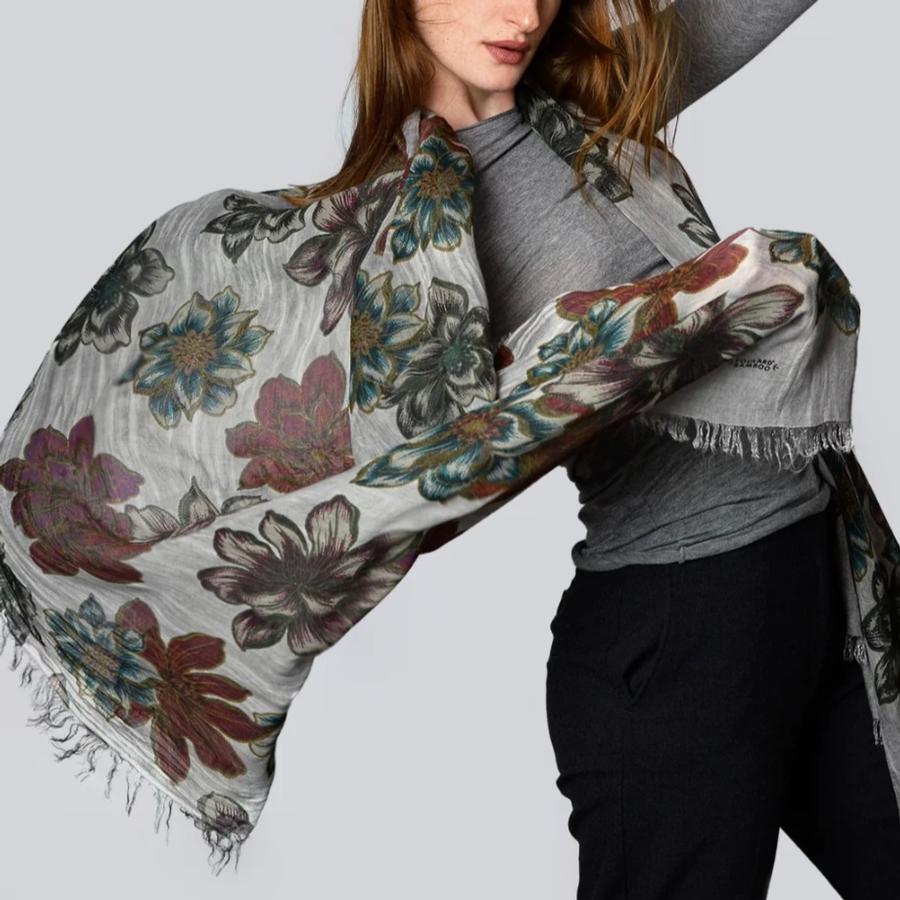 Foulard in Bambù SEURAT grigio