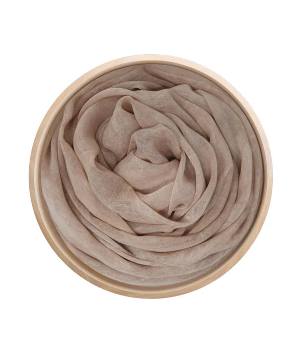 Foulard in Bambù Tinta Unita LATTE E CAFFè