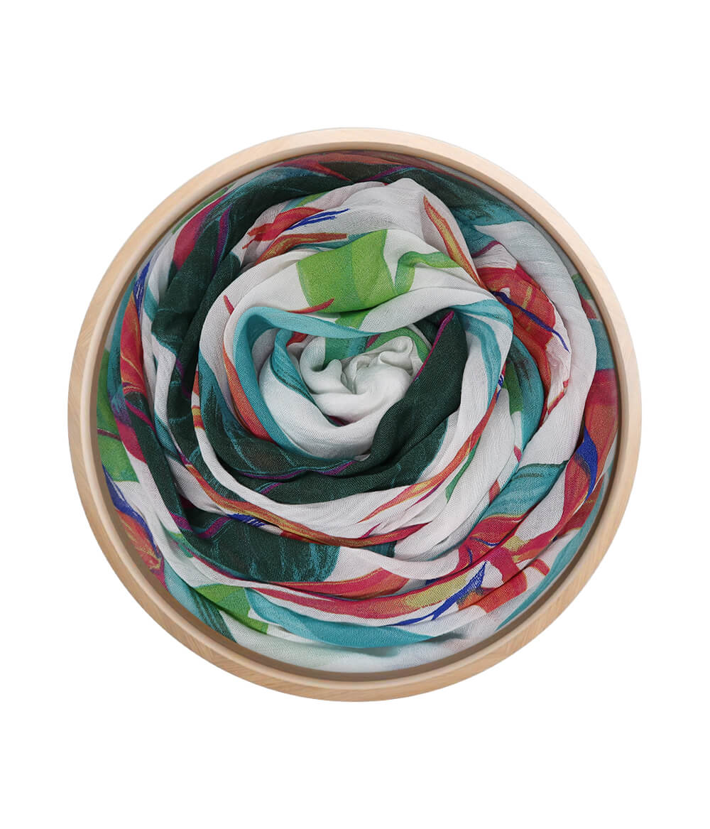 Foulard in Bambù DE CHIRICO bianco