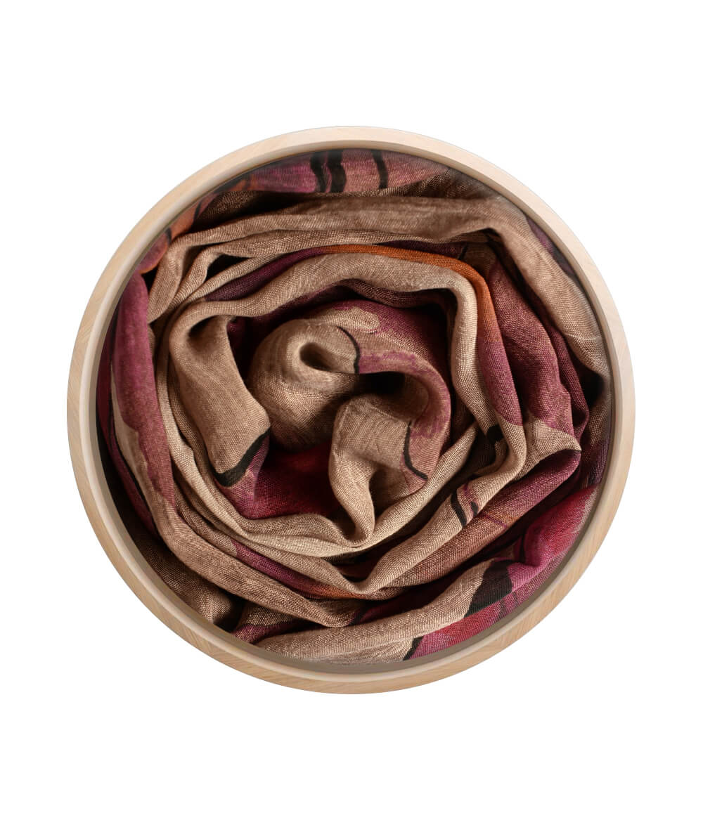 Foulard in Bambù DEGAS nocciola