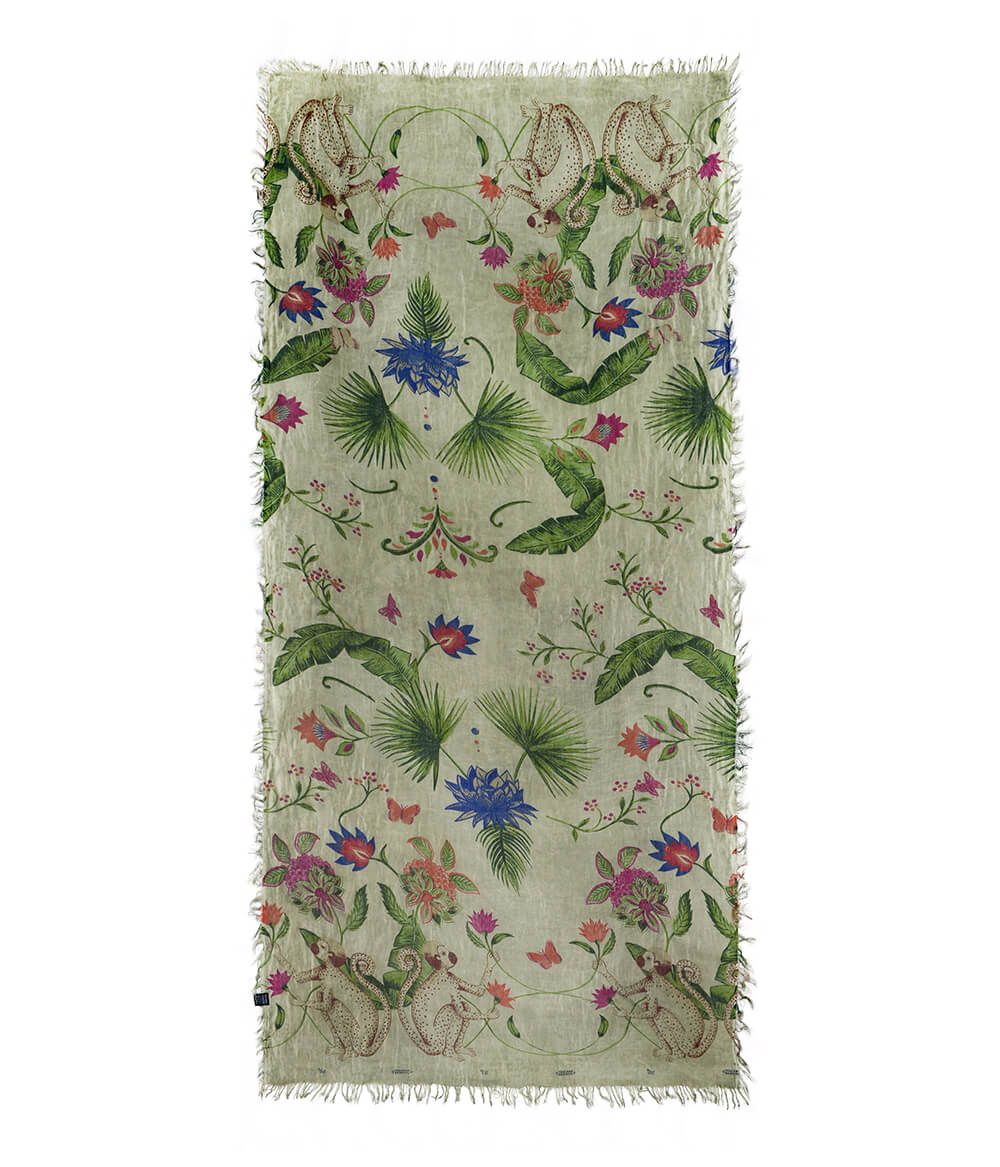 Foulard in Bambù FRIDA verde