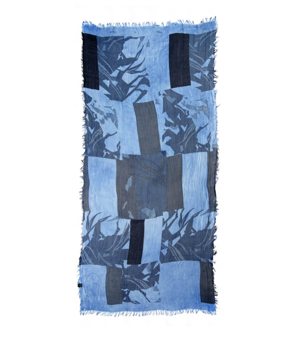 Foulard in Bambù KLEE azzurro