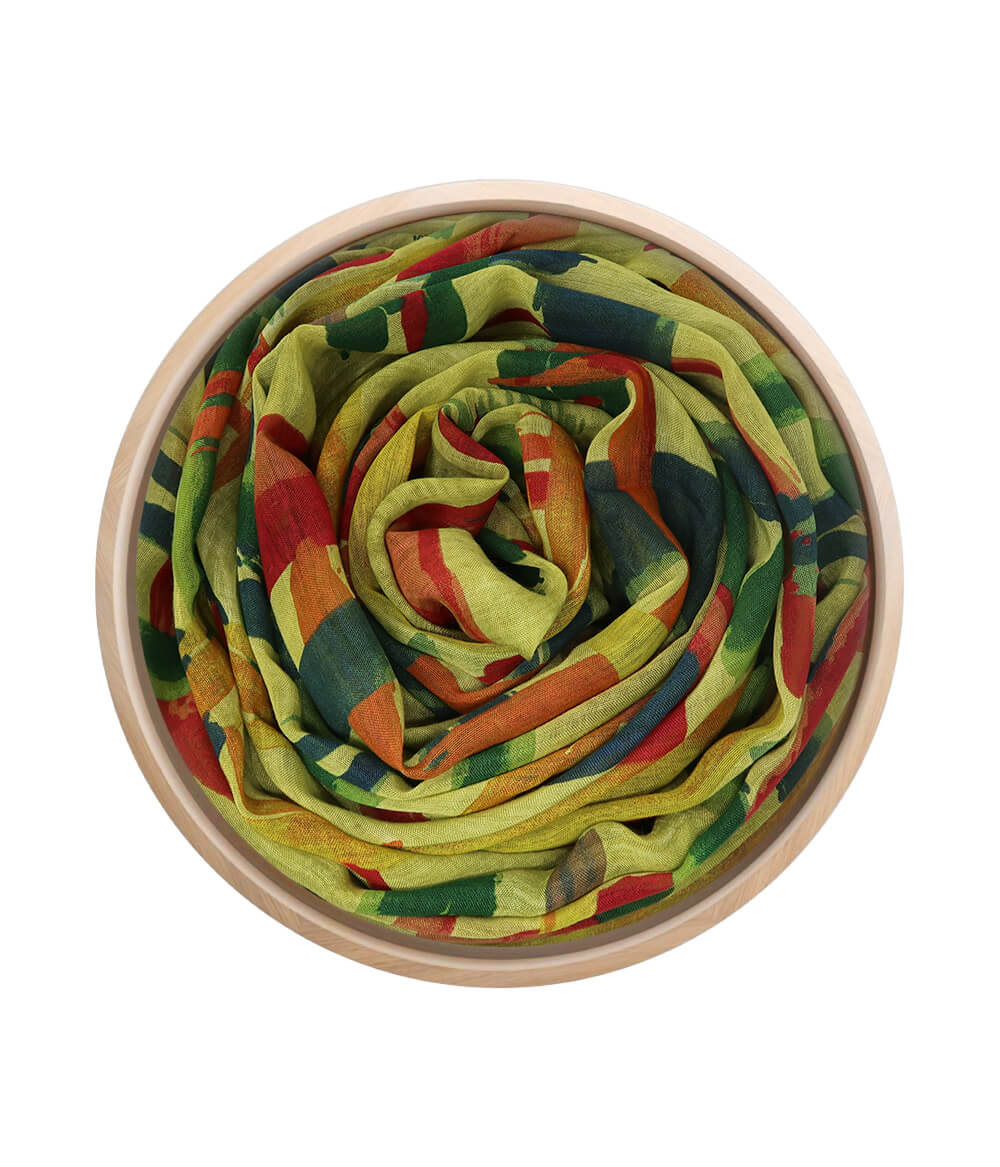 Foulard in Bambù MIRO' Verde Acido