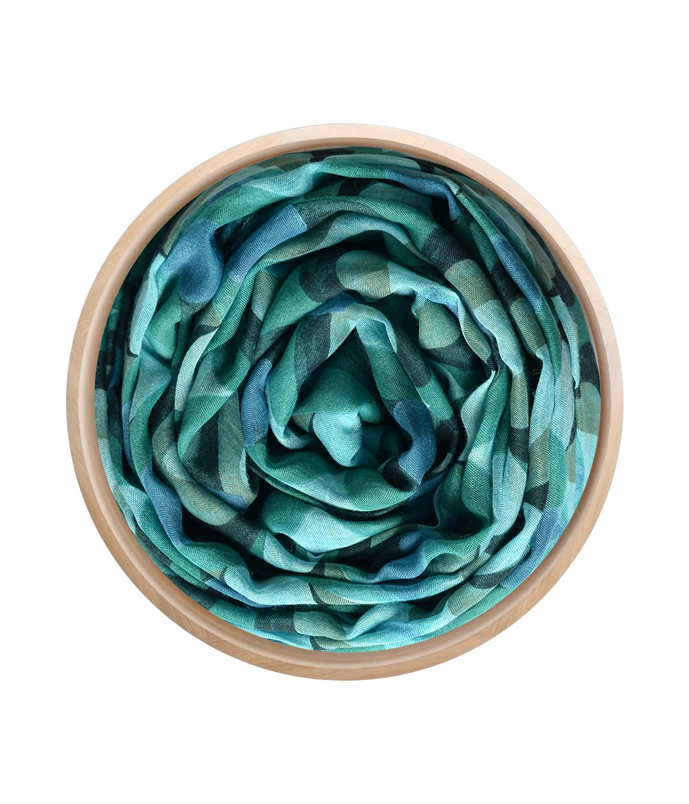 Foulard in Bambù MUNCH azzurro