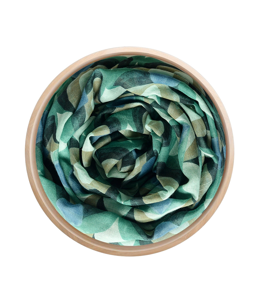 Foulard in Bambù MUNCH verde bottiglia