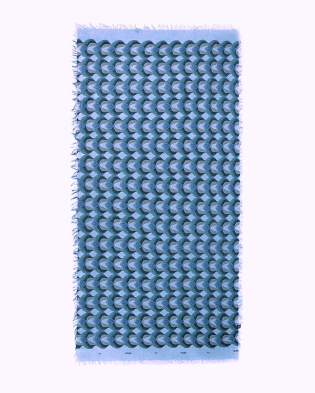 Foulard in Bambù MUNCH blu