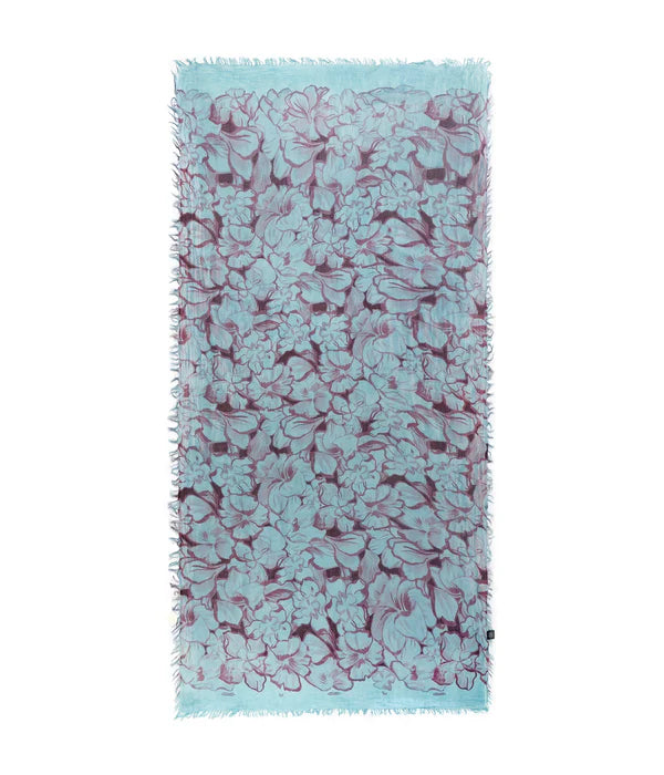 Foulard in Bambù RUBENS azzurro