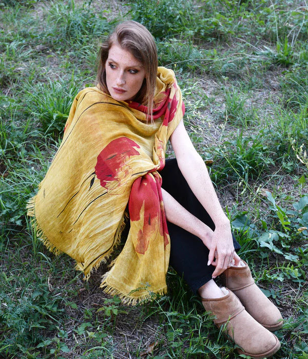 Foulard in Bambù SCHIELE ocra