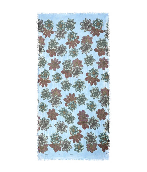 Foulard in Bambù SEURAT celeste