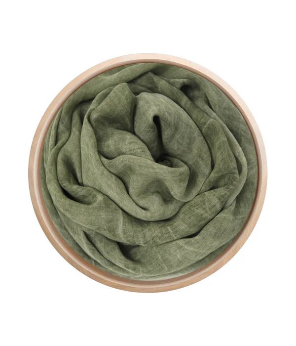 Foulard in Bambù Tinta Unita verde
