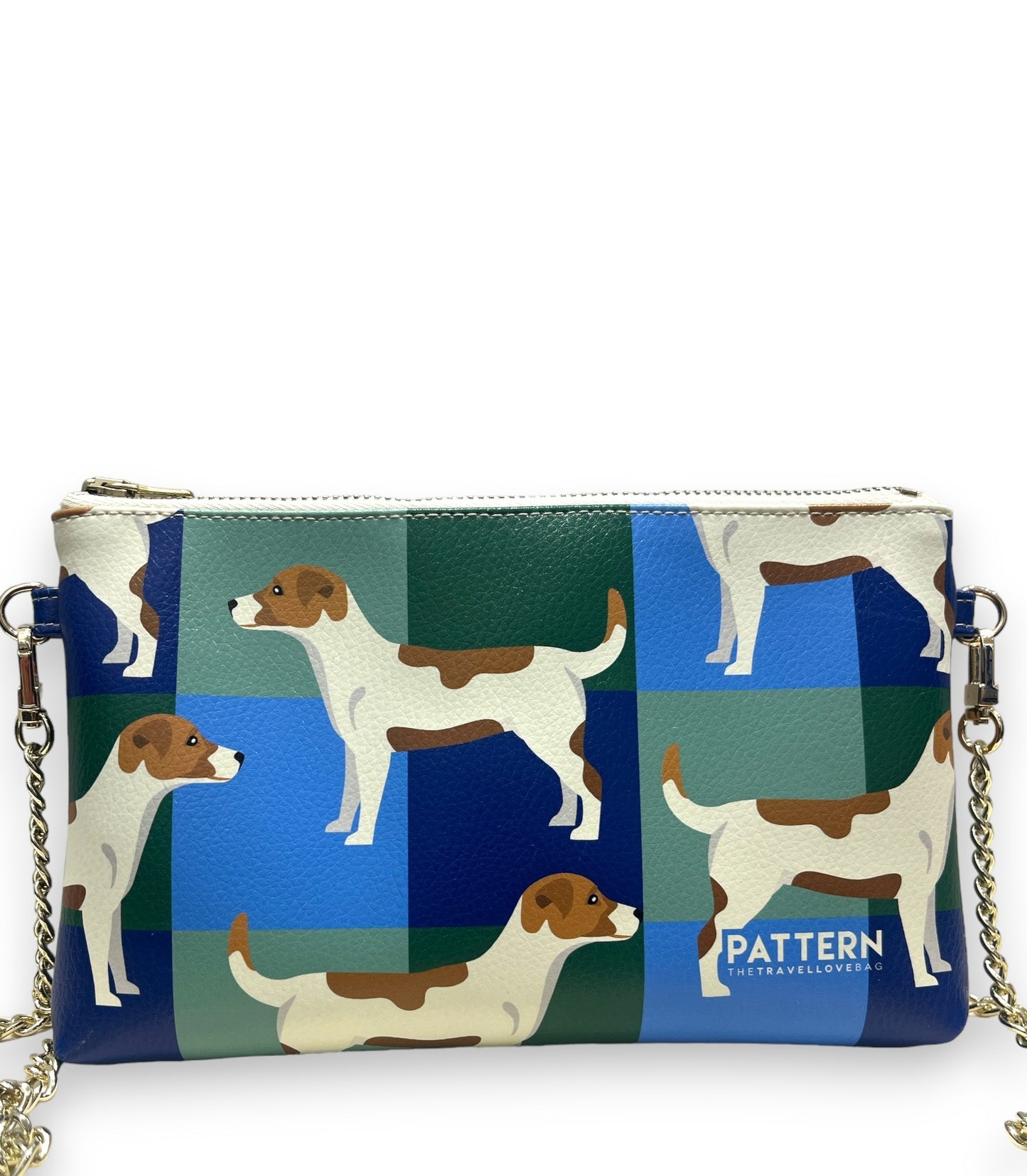 Bag con Tracolla dorata JACK RUSSELL