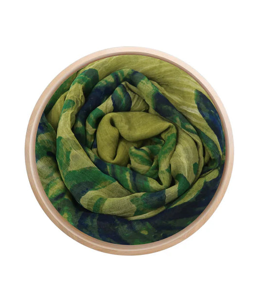 Foulard in Bambù VAN GOGH verde oliva