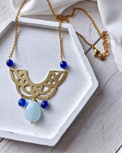 Runa Mistero Collana Blu