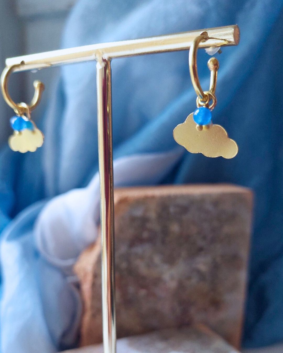 Orecchini NUVOLA blu