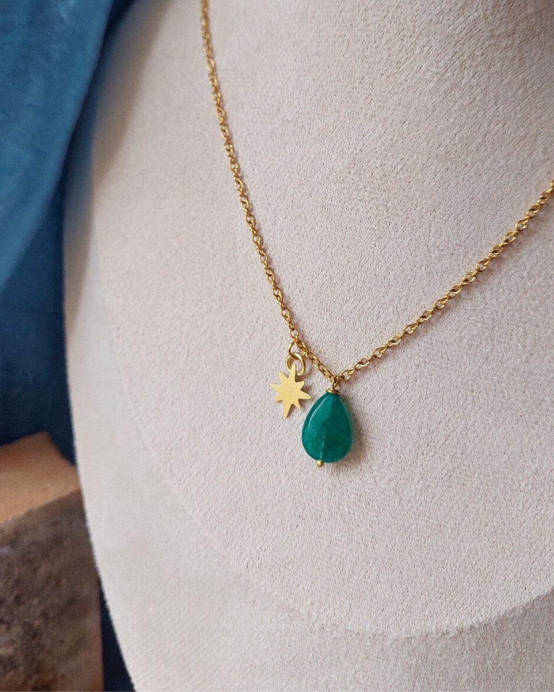 Collana STELLA verde