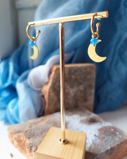 Orecchini LUNA blu