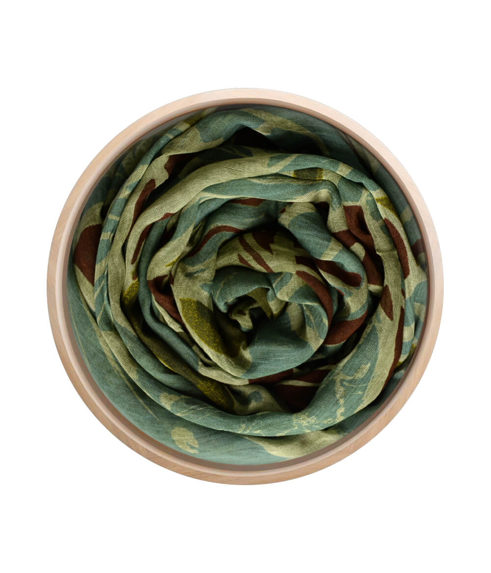Foulard in Bambù MATISSE verde oliva