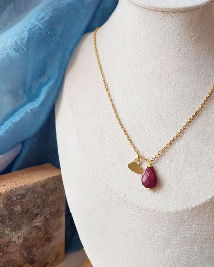 Collana NUVOLA bordeaux