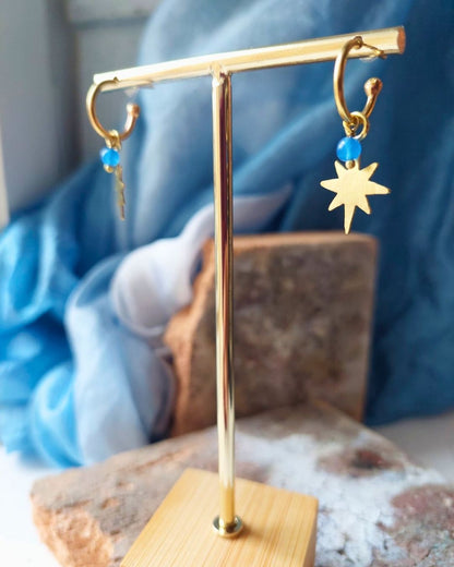 Orecchini STELLA blu