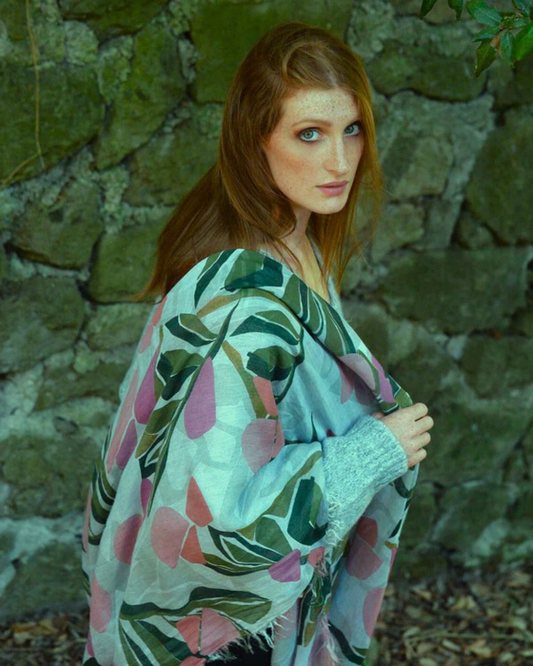 Foulard in Bambù DE LEMPICKA verde menta