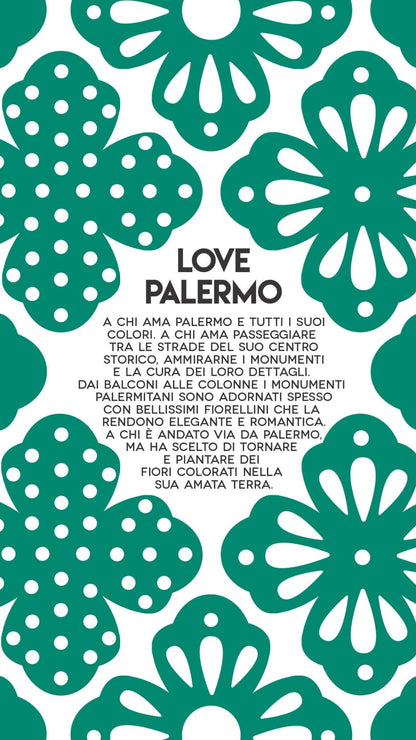 Orecchini al lobo LOVE PALERMO verde