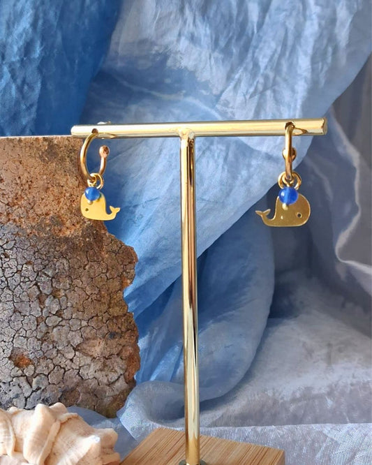 Balene Cerchietto Blu