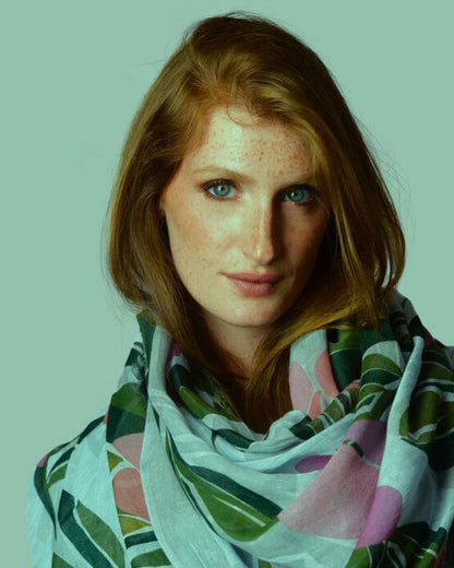 Foulard in Bambù DE LEMPICKA verde menta