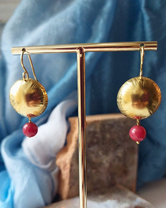 Orecchini SOLE bordeaux