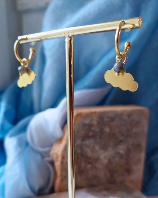 Orecchini NUVOLA grigio