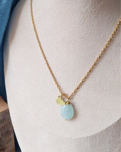 Collana NUVOLA celeste