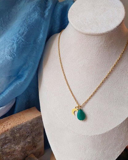 Collana LUNA verde