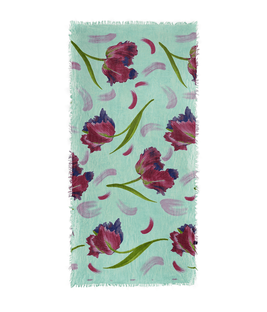 Foulard in Bambù DALì azzurro