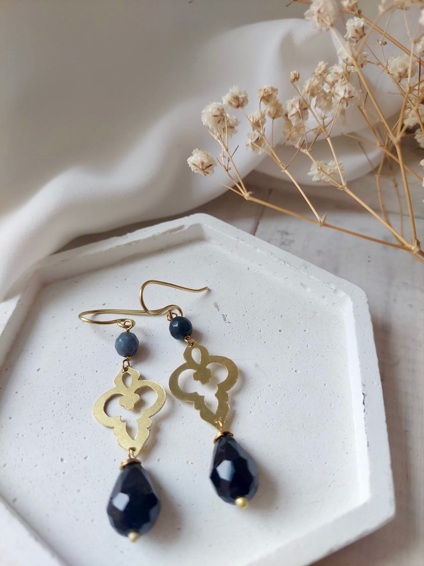 Orecchini Giuseppina Florio nero