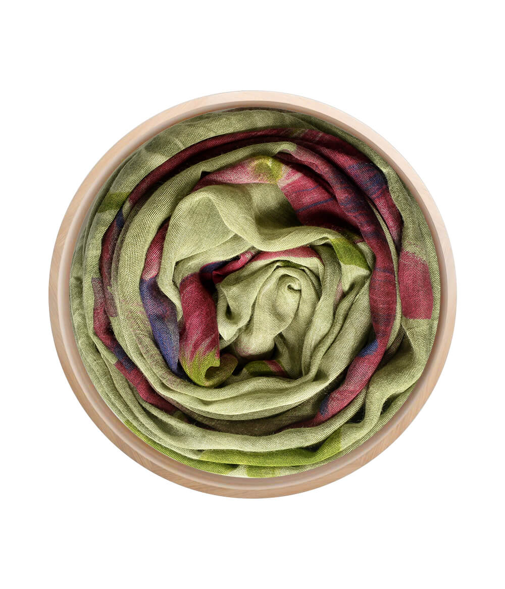 Foulard in Bambù DALì verde
