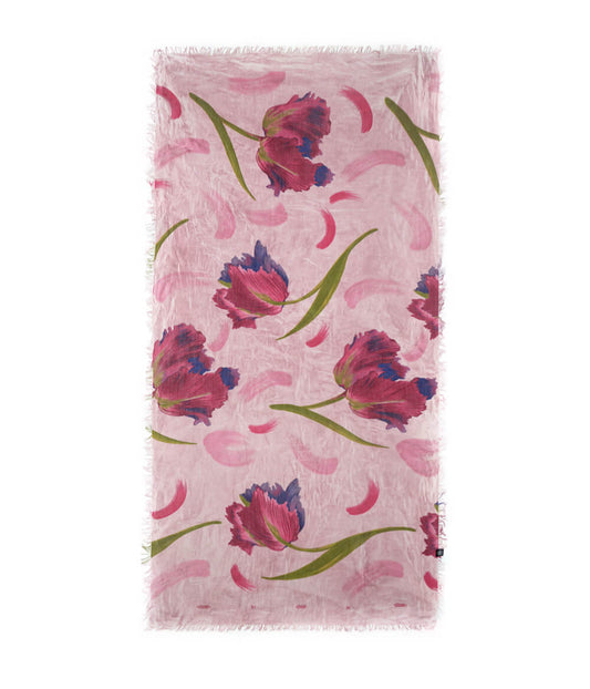 Foulard in Bambù DALì rosa antico