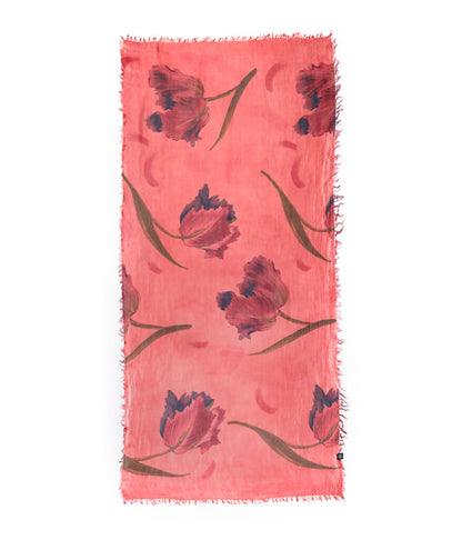 Foulard in Bambù DALì rosa fragola