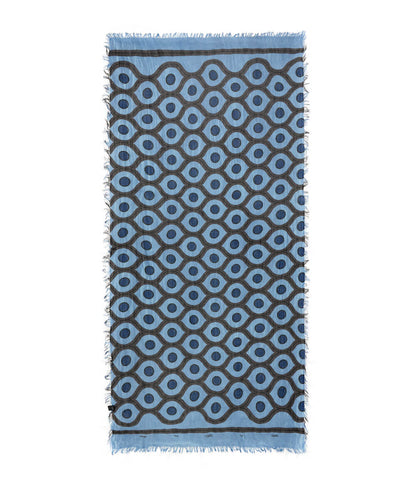 Foulard in Bambù ESCHER azzurro