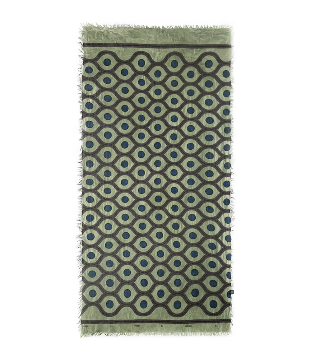 Foulard in Bambù ESCHER verde