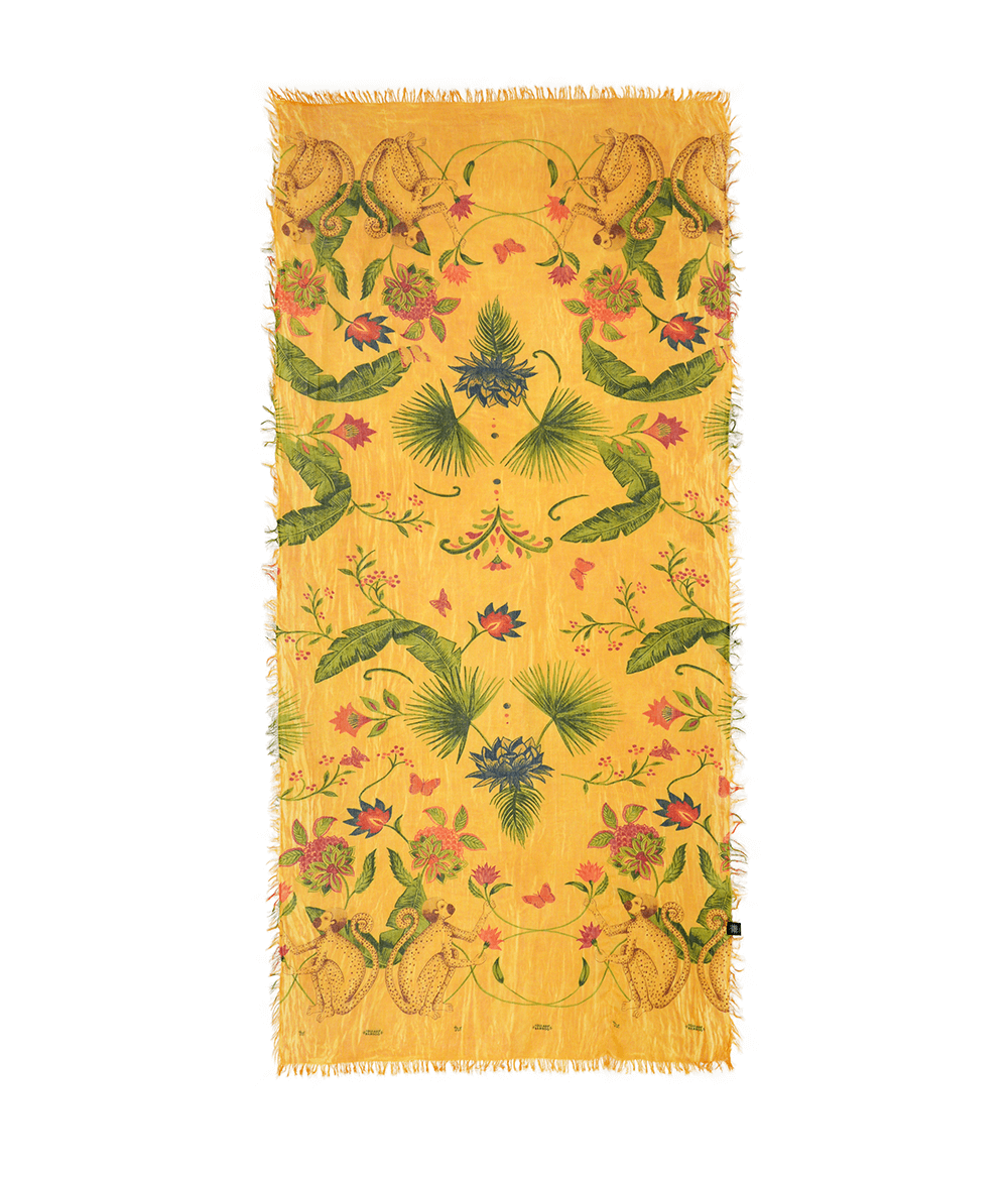 Foulard in Bambù FRIDA giallo