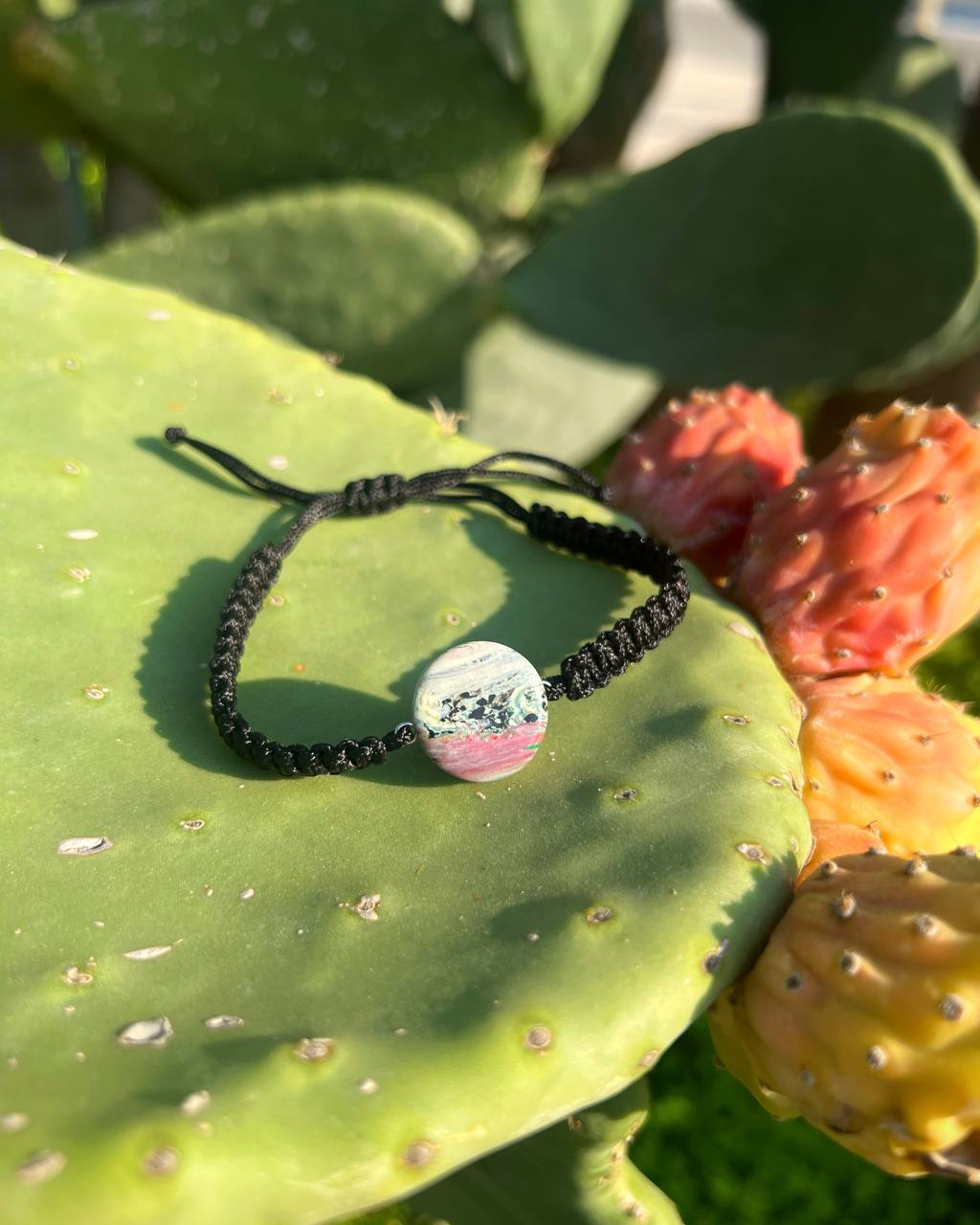 bracciale terra cordoncino Nero A